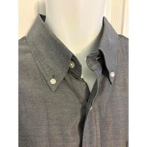 T. Harris London Grey Button Up. Size XL